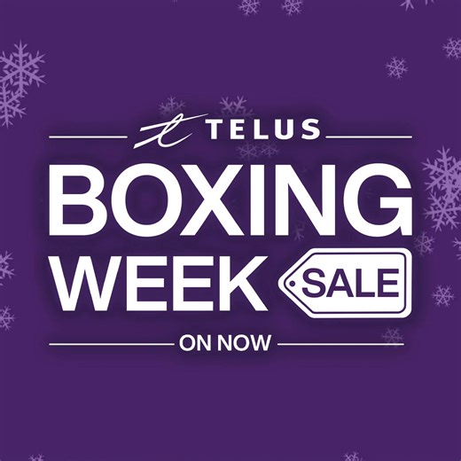 Boxing Week Sale on now with our 5-Year Plan Price Lock, only from TELUS. Plus, save up to 80% on Android devices, and more great deals on all the tech you need. | TELUS
