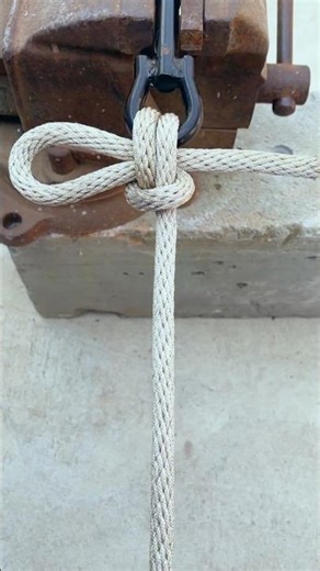 How to Tie a Rope Tight and Secure 👍 #craft #outdoors #handmade