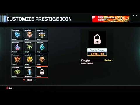 Black Ops 3 Zombies "PRESTIGE MASTER" Updated! "BO3 ZOMBIES MASTER PRESTIGE" all symbols Bo3 max