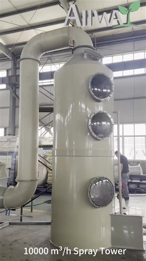 Acid Mist Wet Scrubber System for Industrial Waste Gas Purification and Flue Gas Treatment
