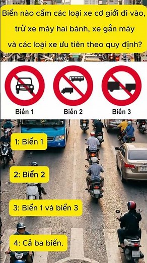 Mẹo câu hỏi về biển báo 600 câu lý thuyết #1