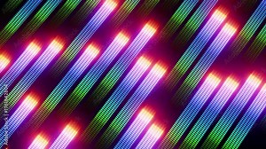 Seamless looping animation of colorful diagonal lines creating a vibrant and dynamic visual