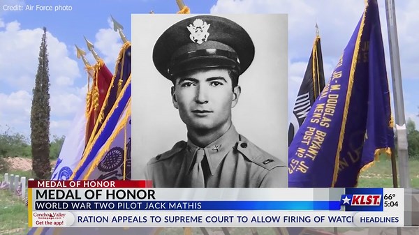 WWII Pilot Jack Mathis awarded Medal of Honor