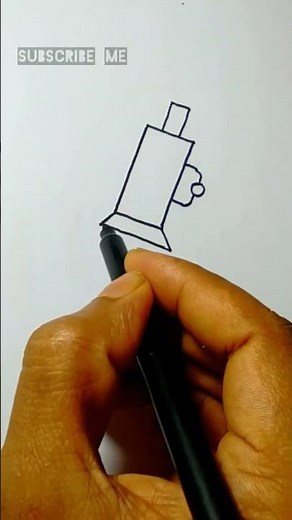 Easiest way to draw a microscope | #easy