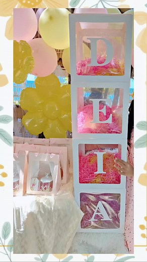 DIY Transparent Letter Balloon Box Tutorial