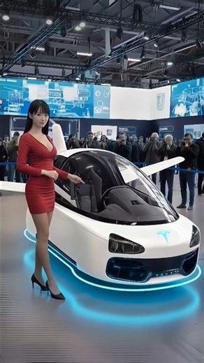 Tesla Reveals the FUTURE Flying Car 😱🚀 #FlyingCar #Tesla #FutureTech #AI #Innovation
