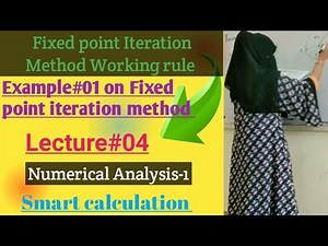 Fixed point iteration Method| Simple Iteration Method| Method of Successive approximation|