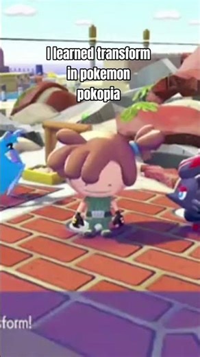 I Learned TRANSFORM in Pokemon Pokopia 😱✨ #Shorts