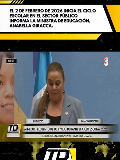 Inicio del ciclo escolar 2026 en el sector público