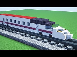 [Minecraft Tutorial] Shinkansen 800 / How To Build a Shinkansen 800