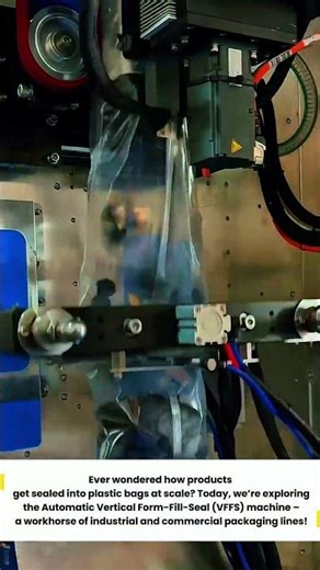 "Automatic Form-Fill Packaging Machine - Educational Short on Industrial Packaging Equipment"‎