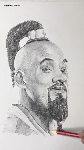 6K views · 110 reactions | Half to full ✏️ Alladin ❤️ #sketching #drawing #artwork #pencilart #artist #drawingtutorial | Arjun sethi sketches | Facebook
