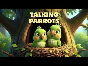 Two Parrots, Two Paths 🦜🌿 | Moral Story for Kids | 3D Animated Story