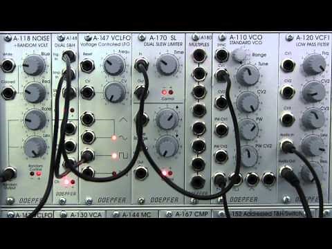 Doepfer A170 Dual Slew Limiter- Portamento and Filtering Examples