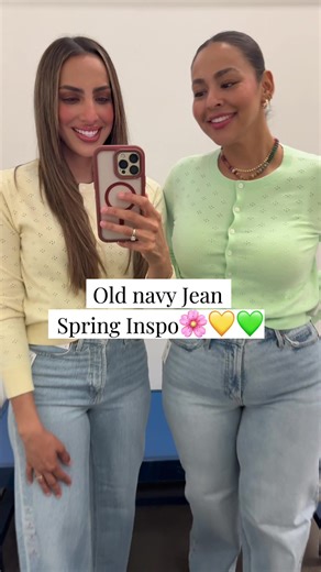 Outfit Inspo 💛💚🌸 @Old Navy #oldnavystyle #oldnavyjeans #jeans #affordablefashion