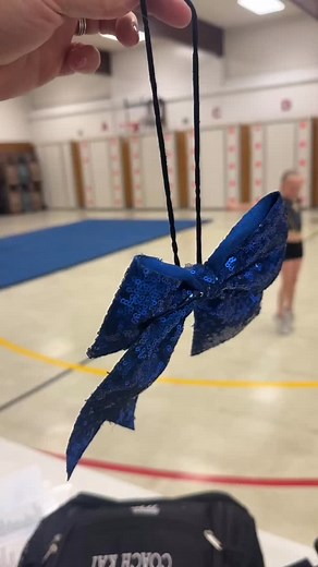When your bow has been putting in the work and seen better days! 藍藍藍 #bow #cheerbow #mybowsbigger #wow #why #howhasitlastedthislong #cheerleading #stunts #youthcheer #kidsthatcheer #bows | Utah Velocity Cheer | Facebook