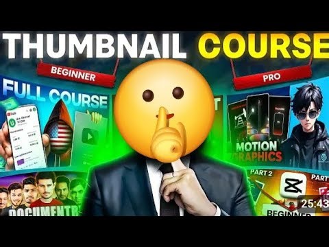 How to make thumbnails | thumbnails cours #thumbnail #creativeprofessional