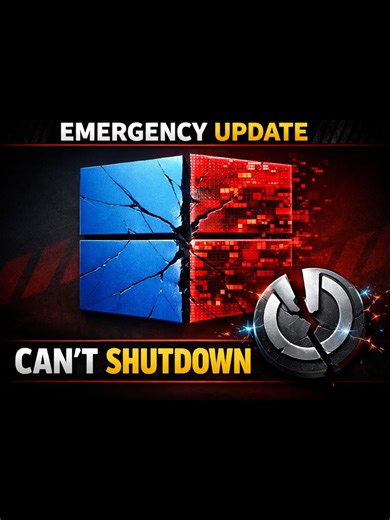 Microsoft's EMERGENCY Update Just Broke Windows 11 AGAIN Can't Even Shut Down. #windows11 #mswindows #emergency #update #windows #microsoft
