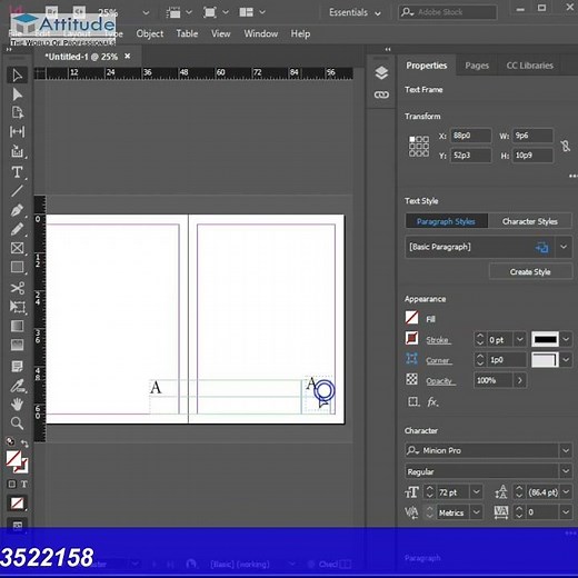 How to put number on sheet in indesign