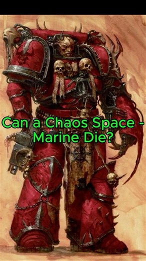 Can Chaos-Space Marines actually Die? #warhammer40k #warhammer #spacemarines #warhammerlore #facts