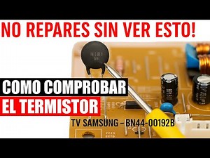 THERMISTOR, what it is for and how we can CHECK it