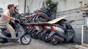 バイク収納！バイクでオリンピック#バイク #จักรยาน #motorcycle #moto #دراجة هوائية #bisiklet #Olympic