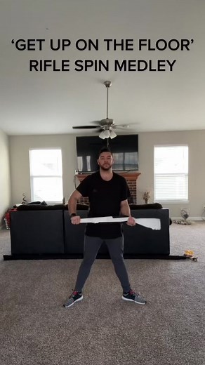 Colorguard and Rifle Spinning Medley Challenge