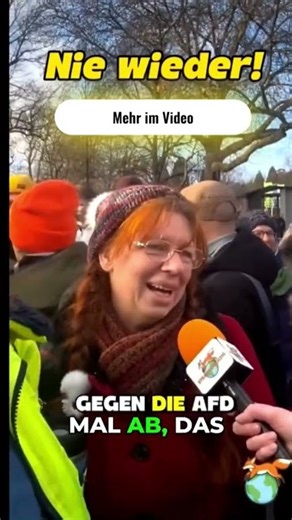 Sie hasst die AfG, aber kann es nicht erklären #satire #strassenumfragen
