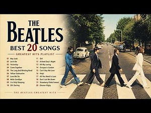 The Beatles Greatest BEST 20 🍏 Legendary 60s Pop & Rock 【作業用BGM】ビートルズ 名曲メドレー (Hey Jude / Let It Be)