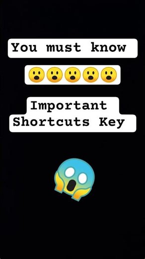 You don't know 😱 | Important Shortcuts Key 😮 #shorts #technology