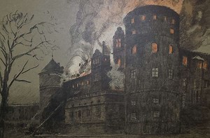 Stuttgarter Schlossbrand vor 90 Jahren: Der Maler, dem das Herz brach