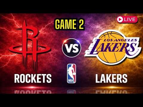 Houston Rockets vs Los Angeles Lakers - Game 2 - NBA Playoffs Live Stream Color Radio Broadcast