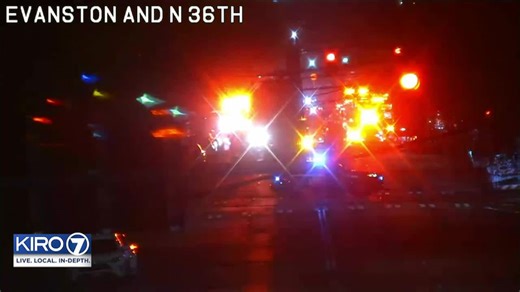 Video: Crews battle commercial building fire in Seattle