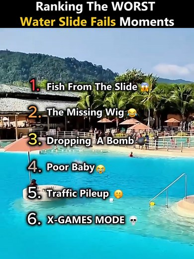 Ranking the Worst Water Slide Fails Moments 😂 | Water Slides