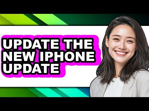 How to Update the New Iphone Update - Step by Step