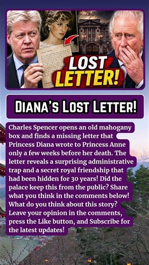 ROYAL SHOCK: Charles Spencer Reveals Princess Diana's Lost Letter