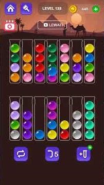 Level 133 Ball Sort Master Answer #ballsortpuzzle