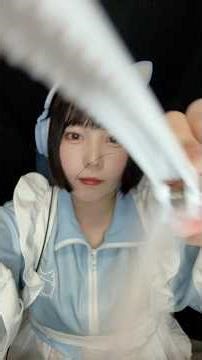 【ASMR】カメラに付いてる髪の毛を取りたい(先端恐怖症＆雑なの苦手な人注意⚠️) #髪の毛ついてる #カメラタッピング #screencleaning #asmrhair #shorts