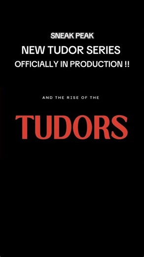 Episode 1: The Tudors is officially in production !⚔️👑