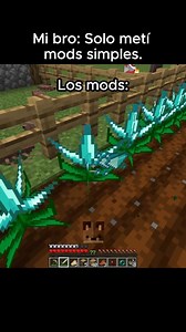 1.6M views · 10K reactions | Mods simples si claro 螺 #minecraft #minecraftpe #minecraftmemes #reel | Video 333 | Facebook