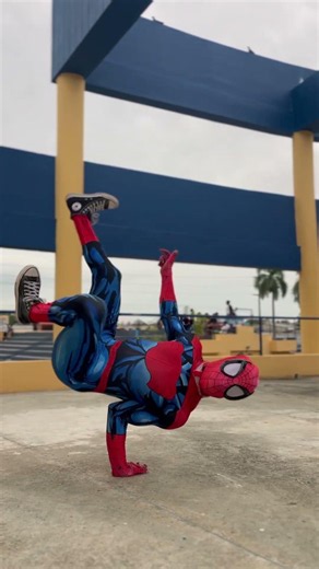 Spider-Man is the dancer of the moment #viral #dance #tiktok #spiderman