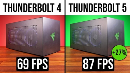 新一代雷雳5接口让外接显卡获得巨大提升?【Jarrod'sTech】