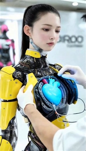 Guy Tries Out the Newest Girlfriend Robot at the Expo.