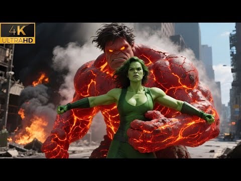 RED HULK vs SHE-HULK — EPIC Fight Takes a SHOCKING Turn When Thanos Arrives and Changes EVERYTHING!