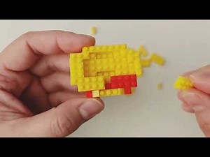 HOW TO BUILD PIKACHU MINI LEGO BRICKS | NO.C1048