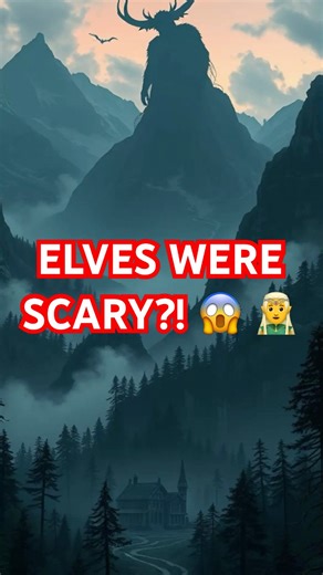 Elves Were NOT Cute Helpers at First! 😱🧝‍♂️ #shorts #elves #mythology #Christmas #Nordic #legend