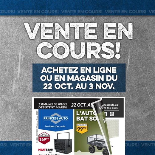 Eh oui, l'automne bat son plein! 🍂 Venez découvrir les bonnes affaires à travers tout le magasin! 👉 https://prnc.es/3BP7mls | Princess Auto