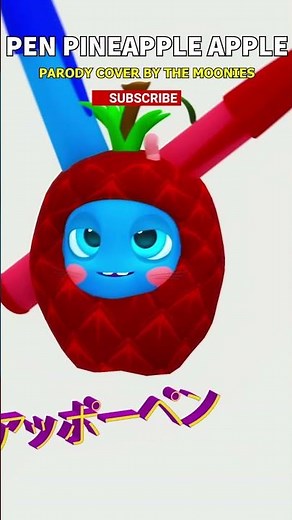 PIKOTARO - PPAP (Pen Pineapple Apple Pen) ⭐️ Funny parody by The Moonies ⭐️ Viral meme #shorts