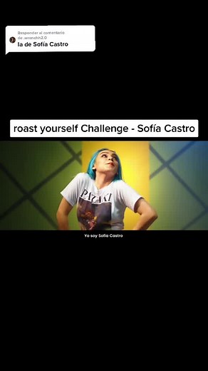 Sofía Castro Roast Yourself Challenge