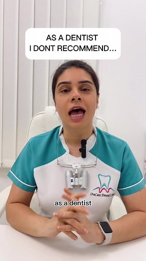 Avoid using baking soda to brush your teeth